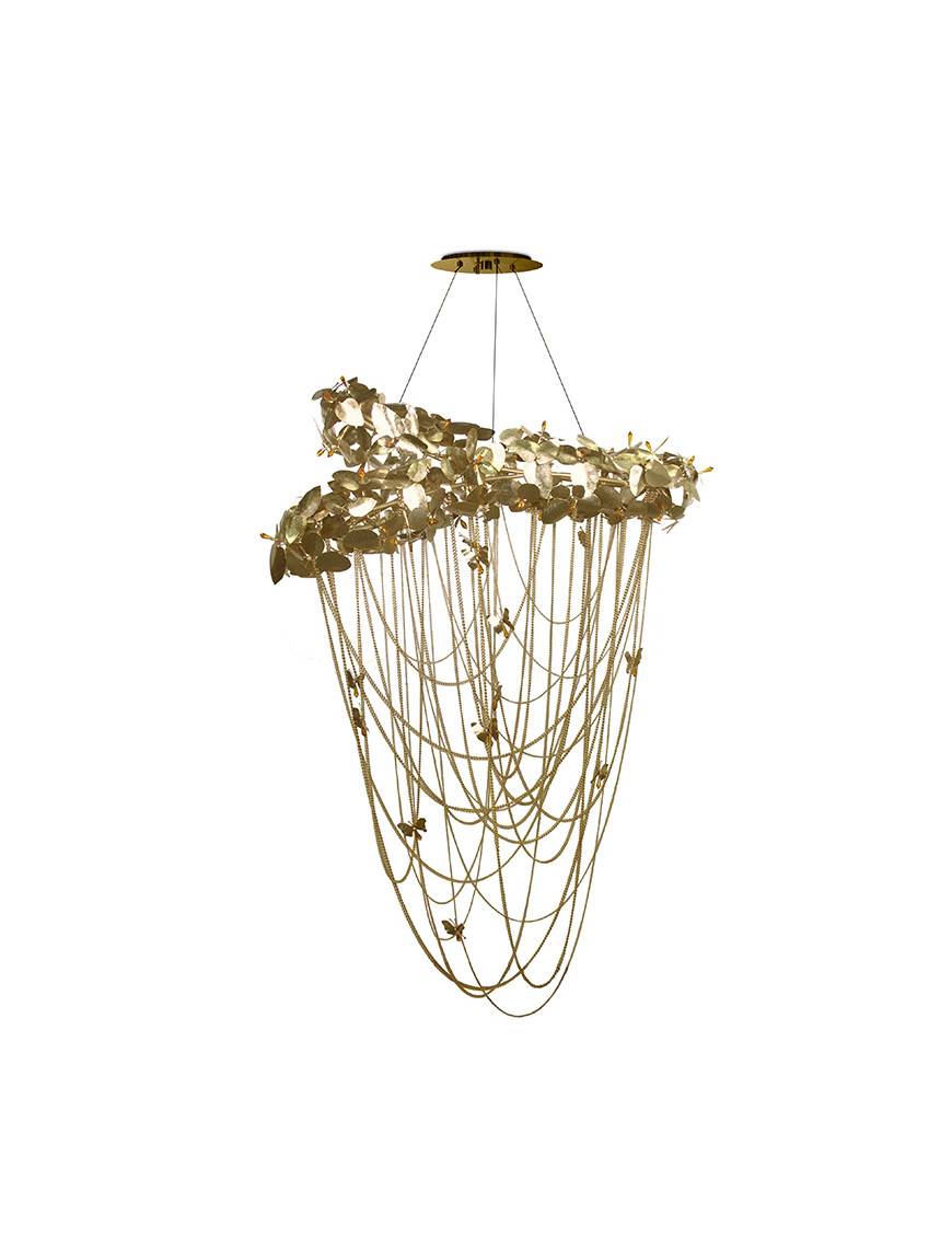 Mcqueen Chandelier Luxxu brass color Mcqueen Chandelier Luxxu brass color