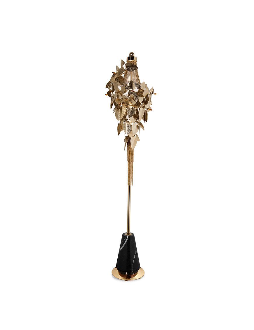 Mcqueen Floor Lamp Luxxu brass color D28cm