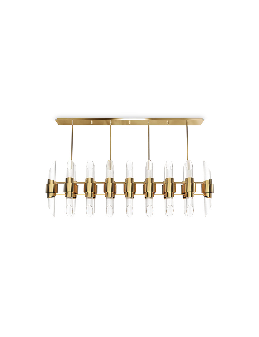 Tycho Rectangular suspension Luxxu brass color