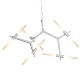 Roll and Hill Agnes LED Chandelier in white 2