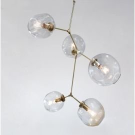 Lindsey Adelman Branching Bubble Design Chandelier 5 lights