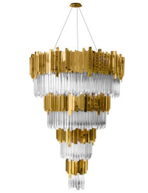 Luxxu Empire chandelier brass