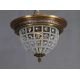 RH 19TH C. CASBAH CRYSTAL CEILING LAMP FLUSHMOUNT