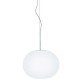 Glo ball pendant lamp Flos white color front view