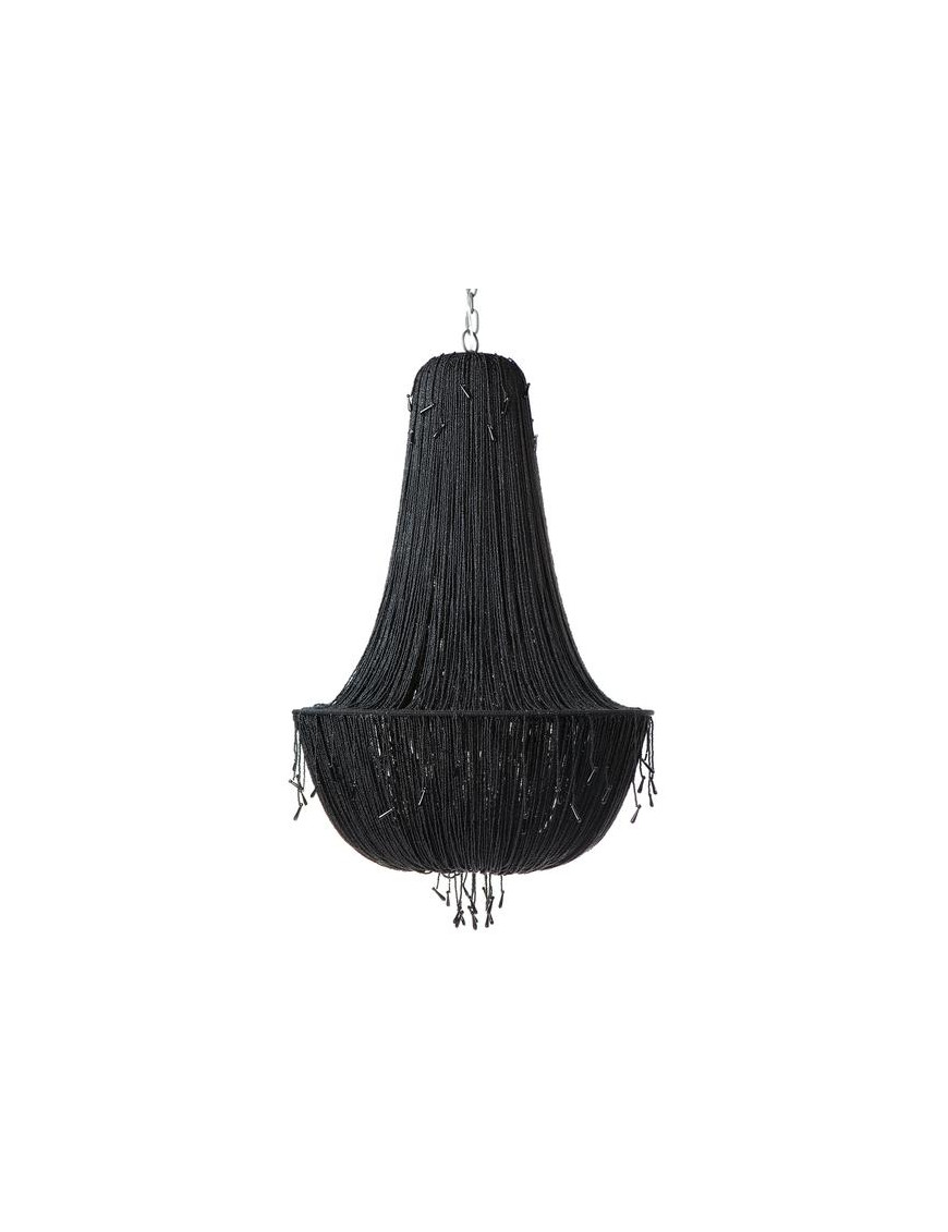 ALLEGRA BLACK CRYSTAL BEADED CHANDELIER ALLEGRA BLACK CRYSTAL BEADED CHANDELIER