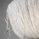 Luxury Allegra Clear Crystal Beaded Flushmount Ceiling Lamp︱Woo lighting