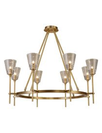 RH TORCHE DE VERRE ROUND CHANDELIER Restoration Hardware