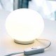 Glo Ball Mini T table lamp Flos white color with detail