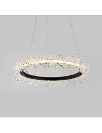 HALO CRYSTAL CHANDELIER