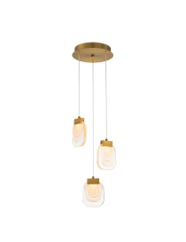 PAGET 3 LIGHT LED CHANDELIER