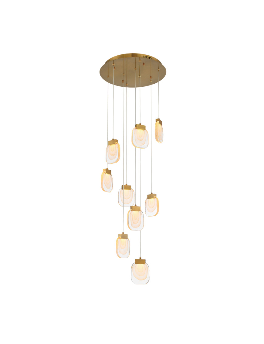 PAGET 9 LIGHT LED CHANDELIER PAGET 9 LIGHT LED CHANDELIER