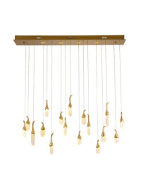 EGGPLANT LINEAR LED CHANDELIER