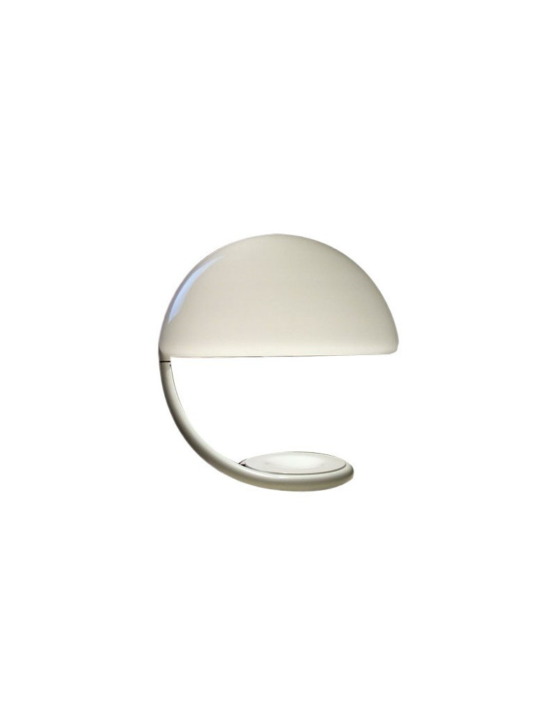 Serpente table lamp Martinelli Luce white color