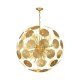 Lily Pad Round Brass Chandelier - Luxury Designer Lighting︱Woo lighting