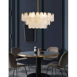 Leon Round Chandelier 3 Tiers - Modern Designer Lighting | Woo Lighting
