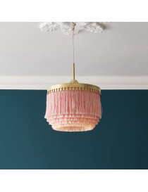 Modern Silk Fringe Pendant Lamp