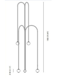 Fontana Amorosa Crossette Floor Lamp