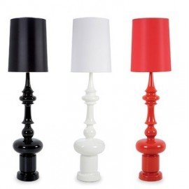 King floor lamp black color / white color / red color
