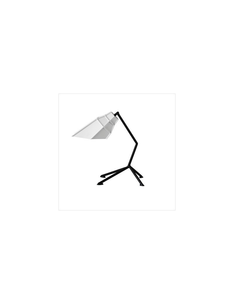 Pett table lamp Foscarini white color front view Pett table lamp Foscarini white color front view