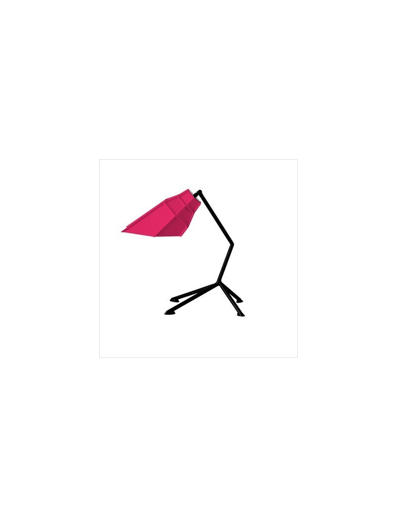 Pett table lamp Foscarini fuchsia color front view Pett table lamp Foscarini fuchsia color front view