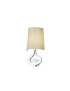 Slight wall lamp vanilla color front view