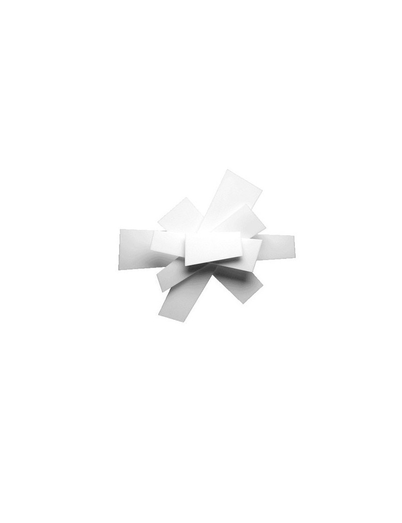 Big Bang wall lamp or ceiling lamp Foscarini white color S front view Big Bang wall lamp or ceiling lamp Foscarini white color S front view