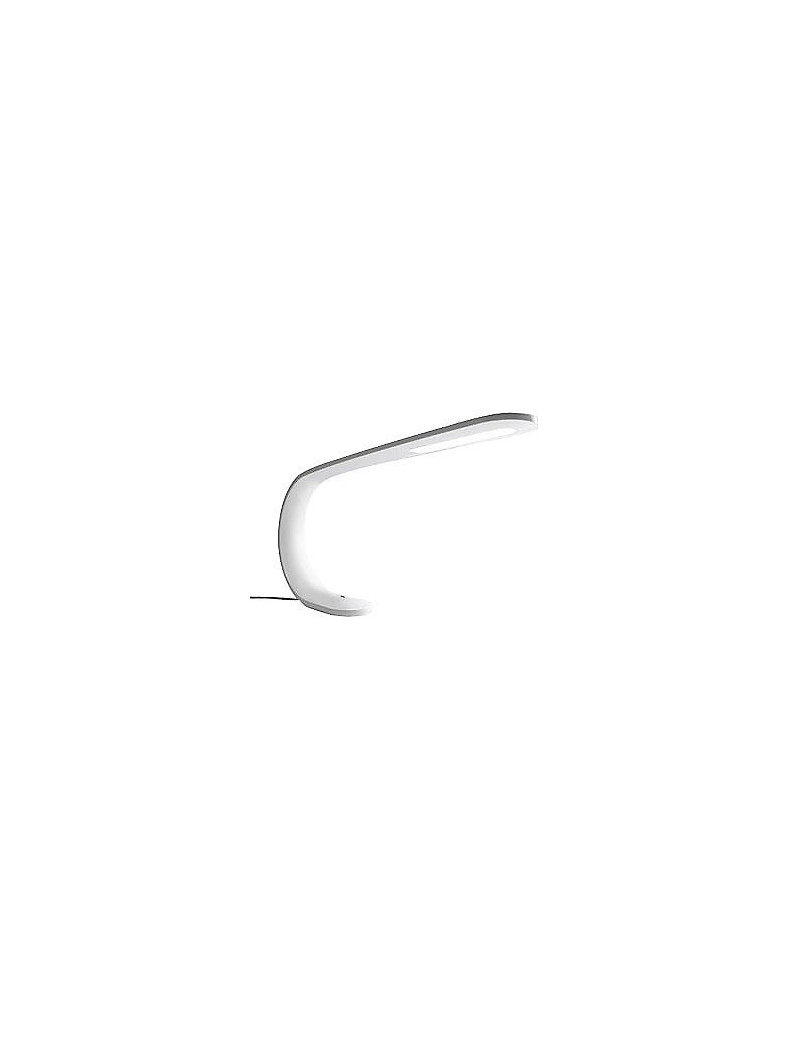 Sigma table lamp Vibia white color front view Sigma table lamp Vibia white color front view