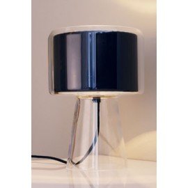 Mercer table lamp Marset black color Diam 18cm front view