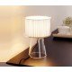Mercer table lamp Marset white color Diam 18cm side view