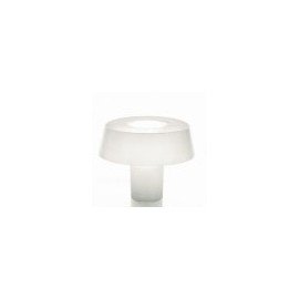 Glam T1 table lamp Prandina white color front view