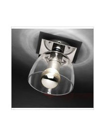 Serena ceiling lamp Modiss transparent color side view