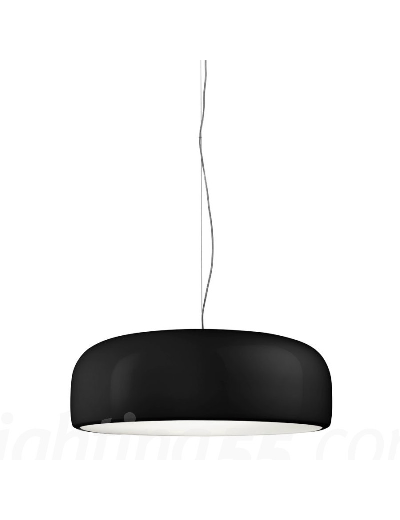 Smithfield pendant lamp Flos black color front view Smithfield pendant lamp Flos black color front view