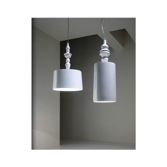 Alibababy pendant lamp Karman white color Diam 35cm / Diam 50cm