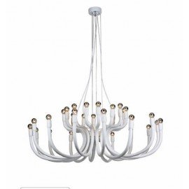 Snoob Chandelier Karman white color 16 arms front view
