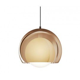 Sconfine Sfera pendant lamp Zumbotel smoked color front view
