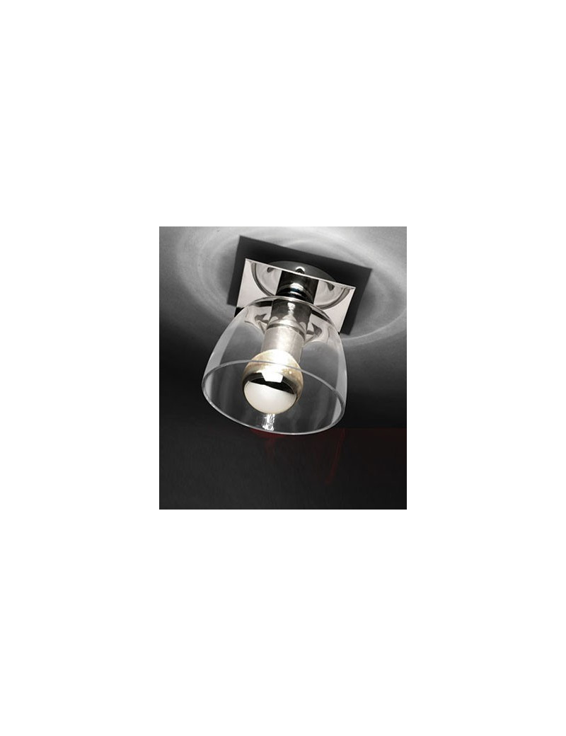 Serena design wall lamp Modiss transparent color side view Serena design wall lamp Modiss transparent color side view
