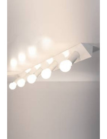 2160 AT5 5 spots ceiling or wall lamp Luz Difusion white color