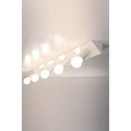 2160 AT5 5 spots ceiling or wall lamp Luz Difusion white color