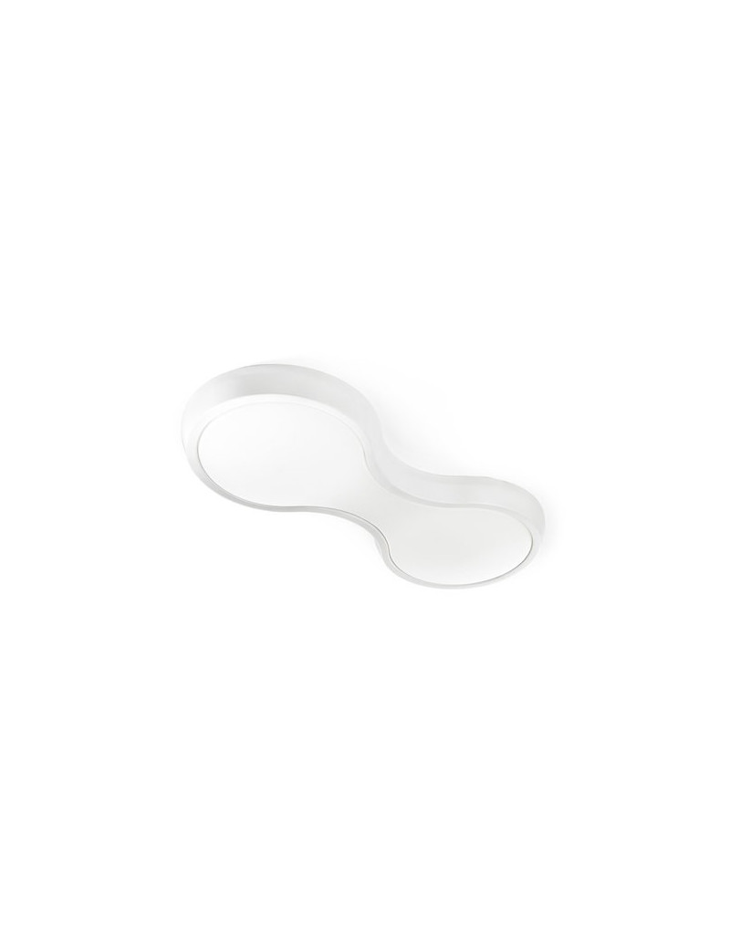 Ceiling lamp Ocho 2 LEDS-C4 white color front view Ceiling lamp Ocho 2 LEDS-C4 white color front view