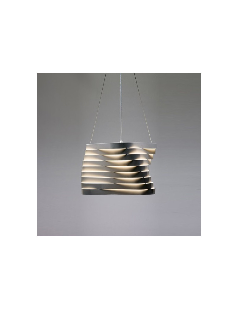 Boomerang pendant lamp Almerich white color front view Boomerang pendant lamp Almerich white color front view