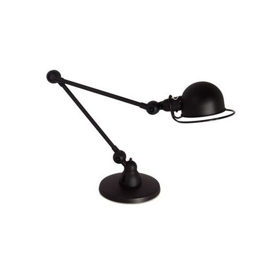 Jielde table lamp Jieldé black color front view