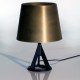 Base table lamp Tom Dixon copper color front view