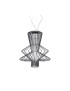 Allegro pendant lamp Foscarini black color front view