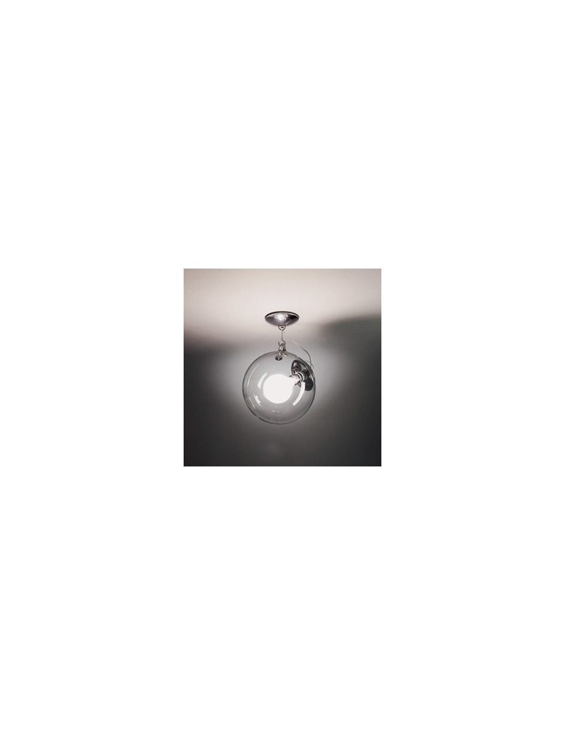 Miconos ceiling lamp Artemide transparent color diam 25cm