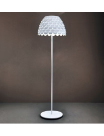 Carmen floor lamp FontanaArte white color front view