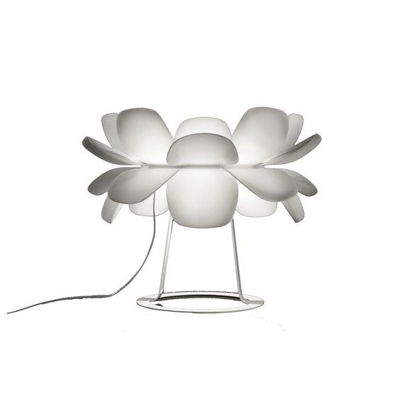 Infiore table Lamp Estiluz white color front view