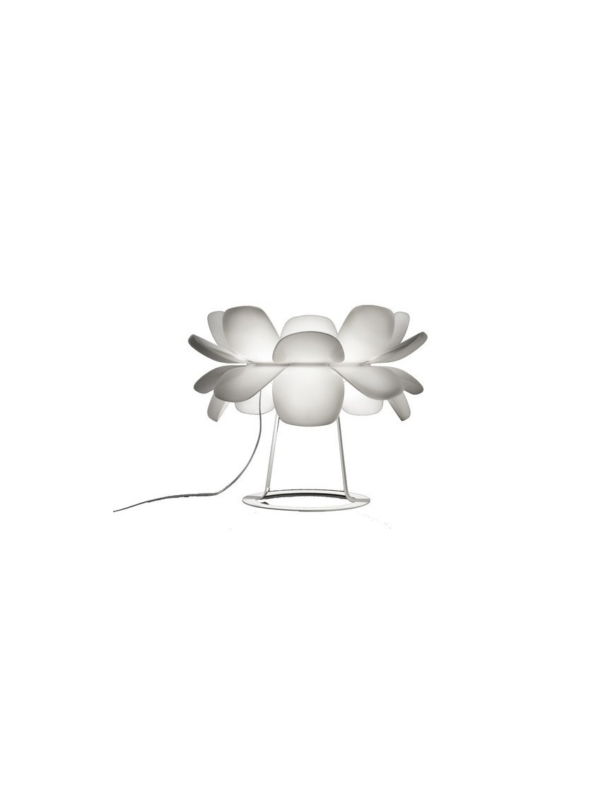 Infiore table Lamp Estiluz white color front view