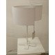 Joiin table lamp Pallucco white color side view