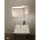 Joiin table lamp Pallucco white color top view