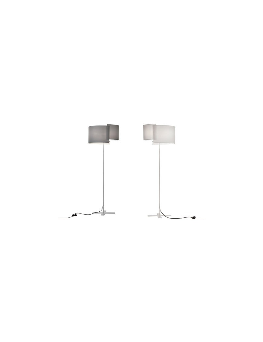 Joiin floor lamp Pallucco white color front view